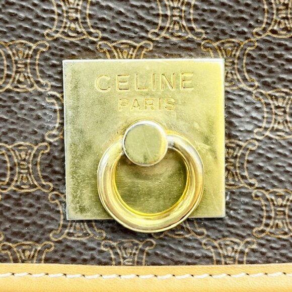 CELINE Brown Leather Backpack - Picture 13 of 15